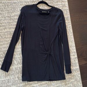 Athleta knot-tie tunic long sleeve. Size M